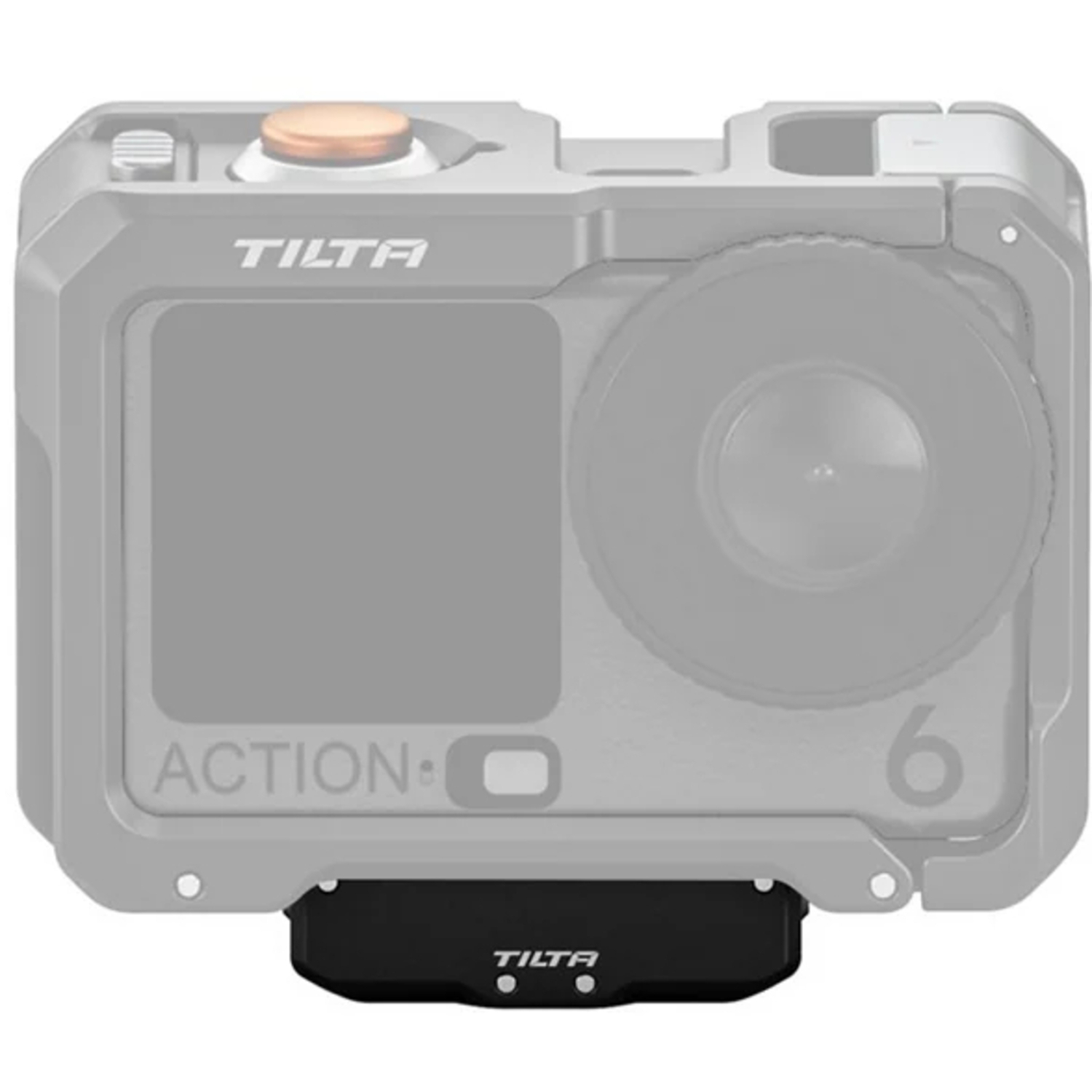 Tilta Schnellspann-Grundplatte schwarz für DJI Osmo Action 6 und Osmo Nano
