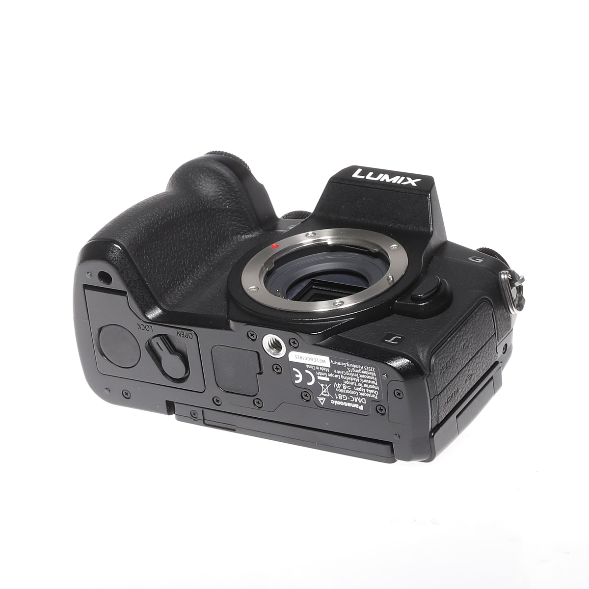 Panasonic G81 schwarz Dual IS gebraucht