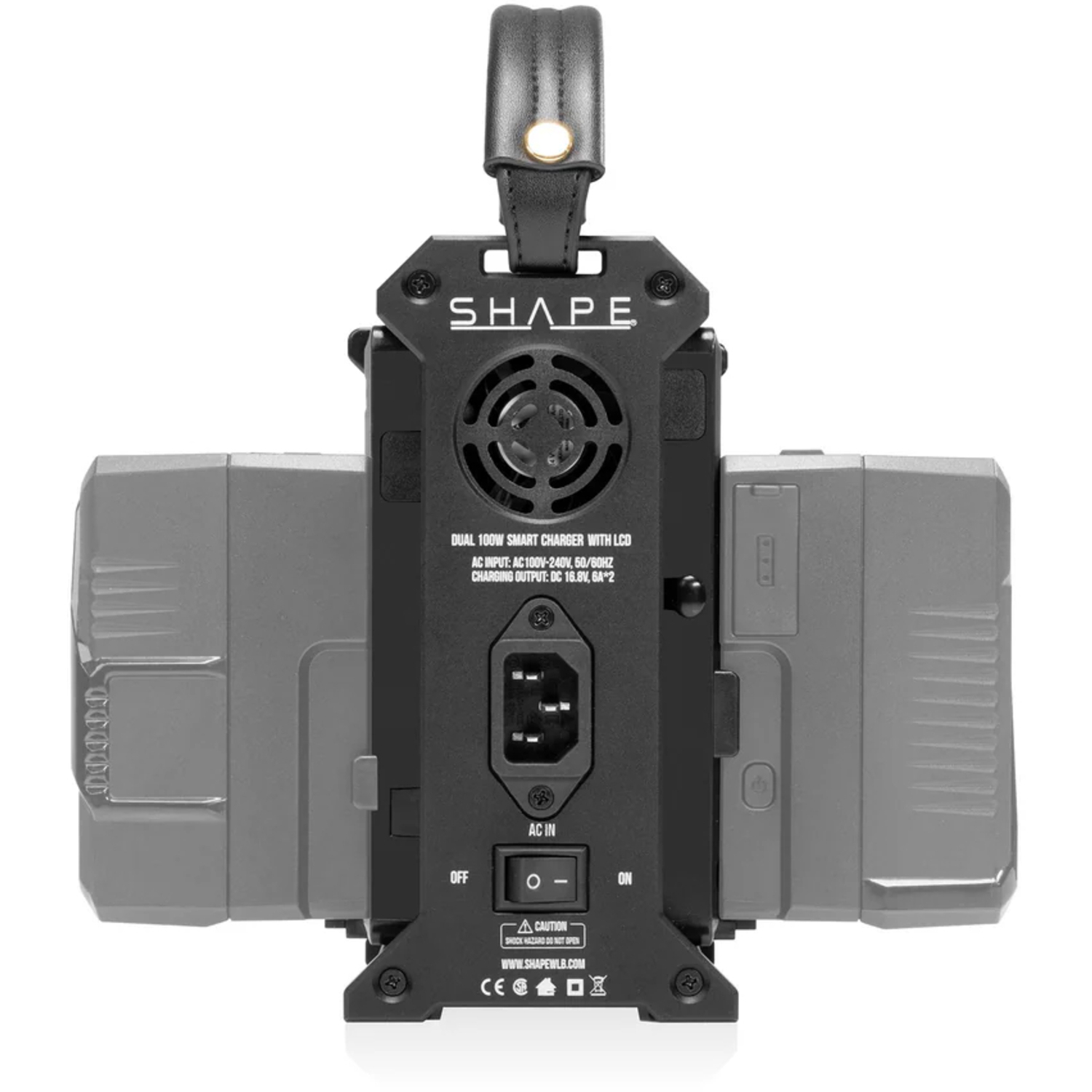 Shape Dual Schnellladegerät 100W für V-Mount Akku