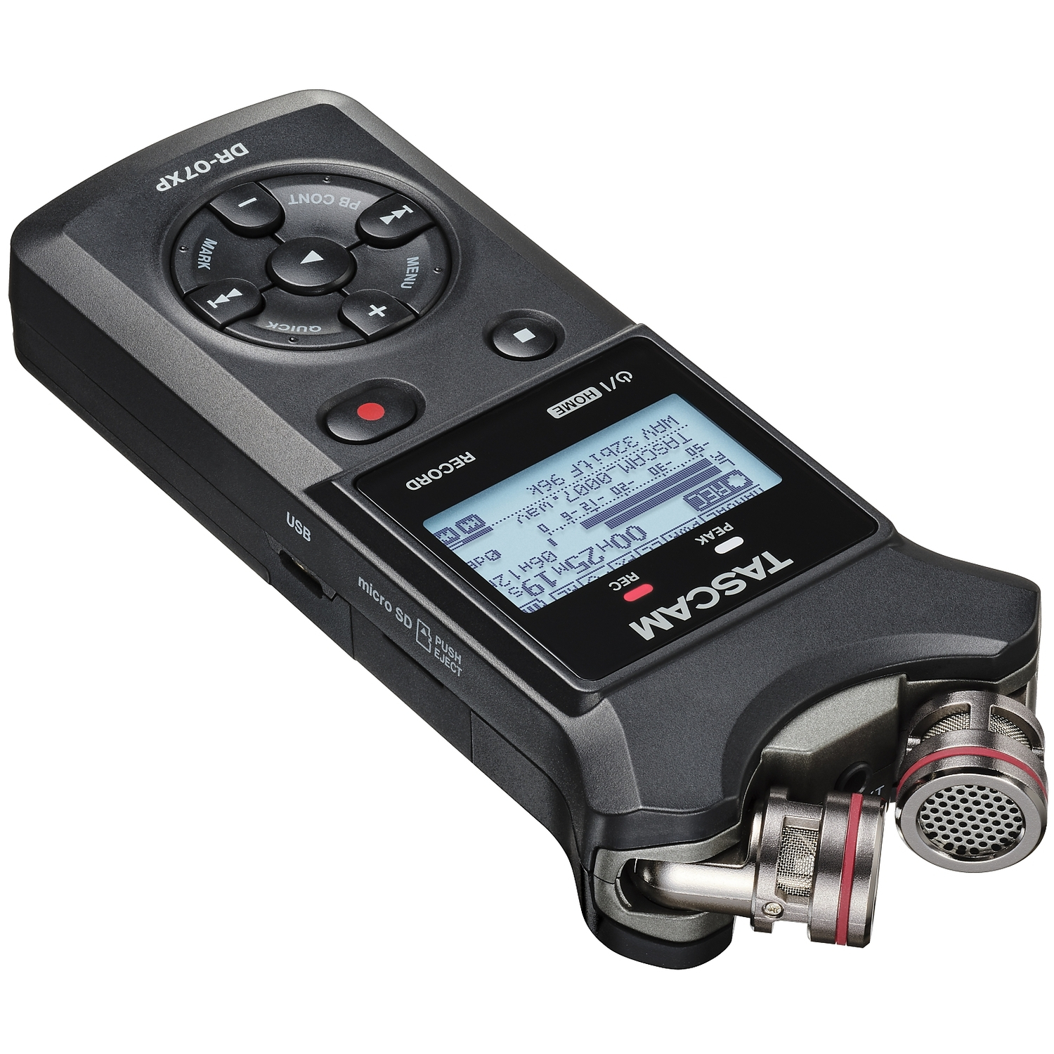 Tascam Stereo-Audiorecorder DR-07XP mit USB-Interface