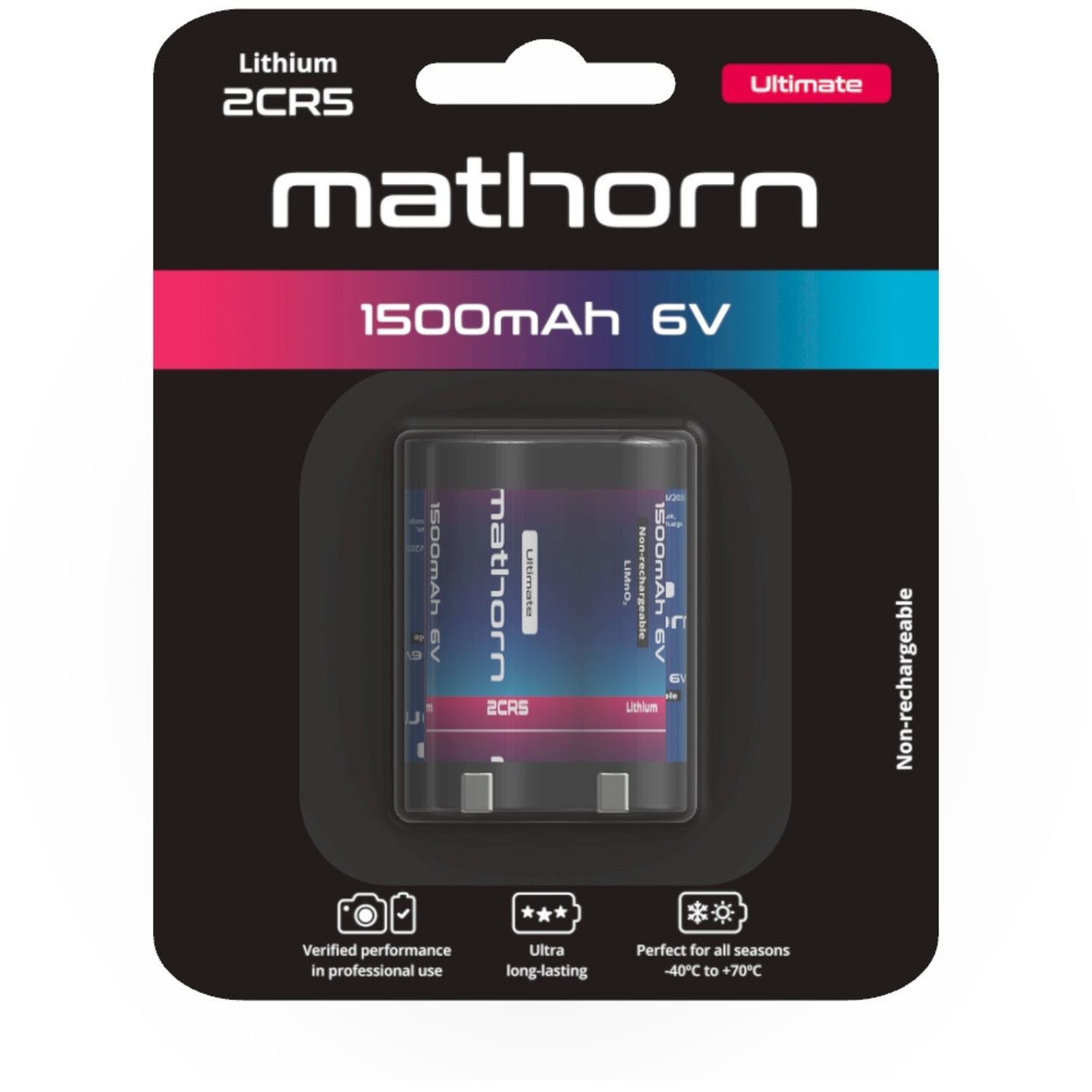 Mathorn Batterie Ultimate 2CR5 1500mAh