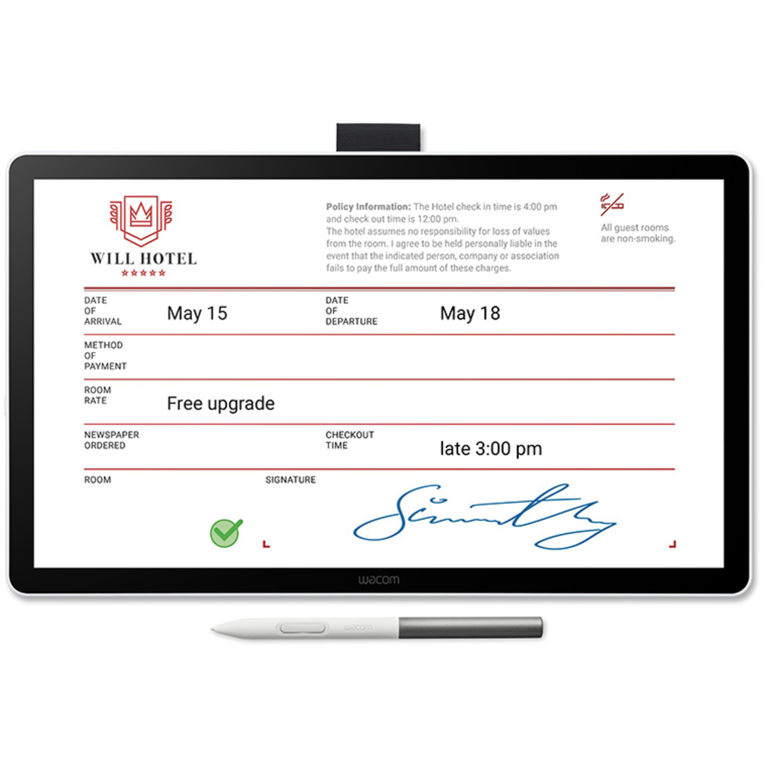 Wacom Pen & Touch Display DTH142E 14"