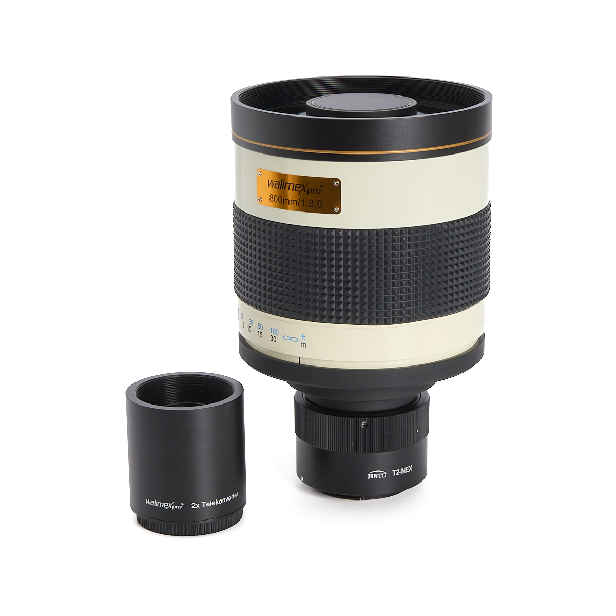 Walimex pro 800mm/8,0 DSLR Spiegel T2 gebraucht
