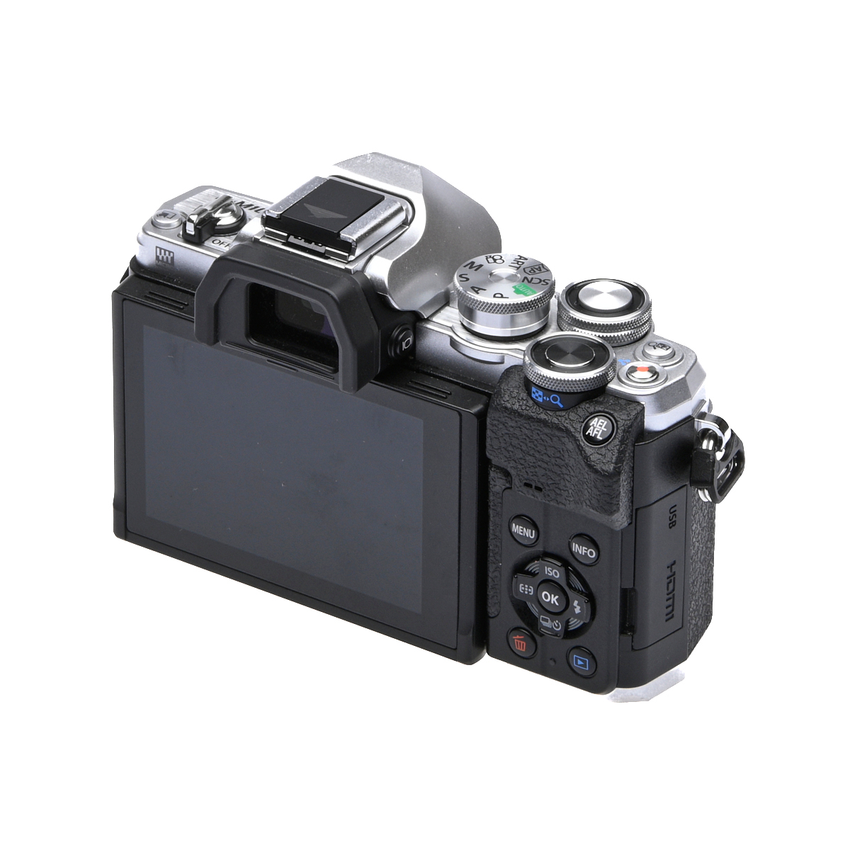 OM System OM-D E-M10 Mark IV silber gebraucht