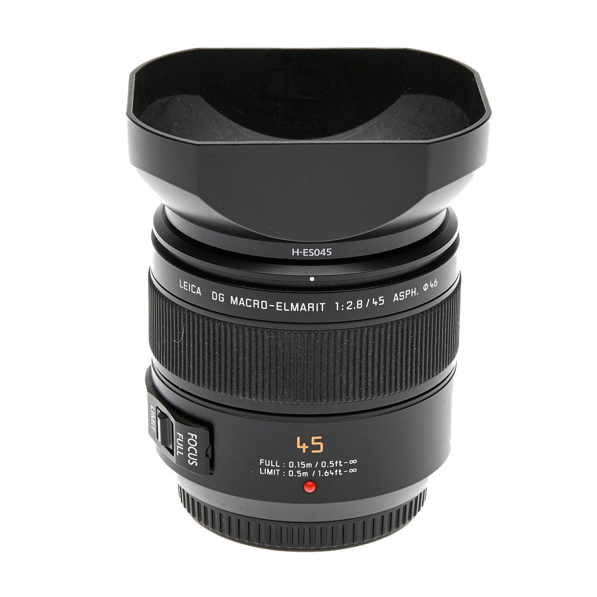 Panasonic LUMIX Leica DG Makro-Elmarit 45mm F2.8 Asph. OIS für MFT-Mount gebraucht