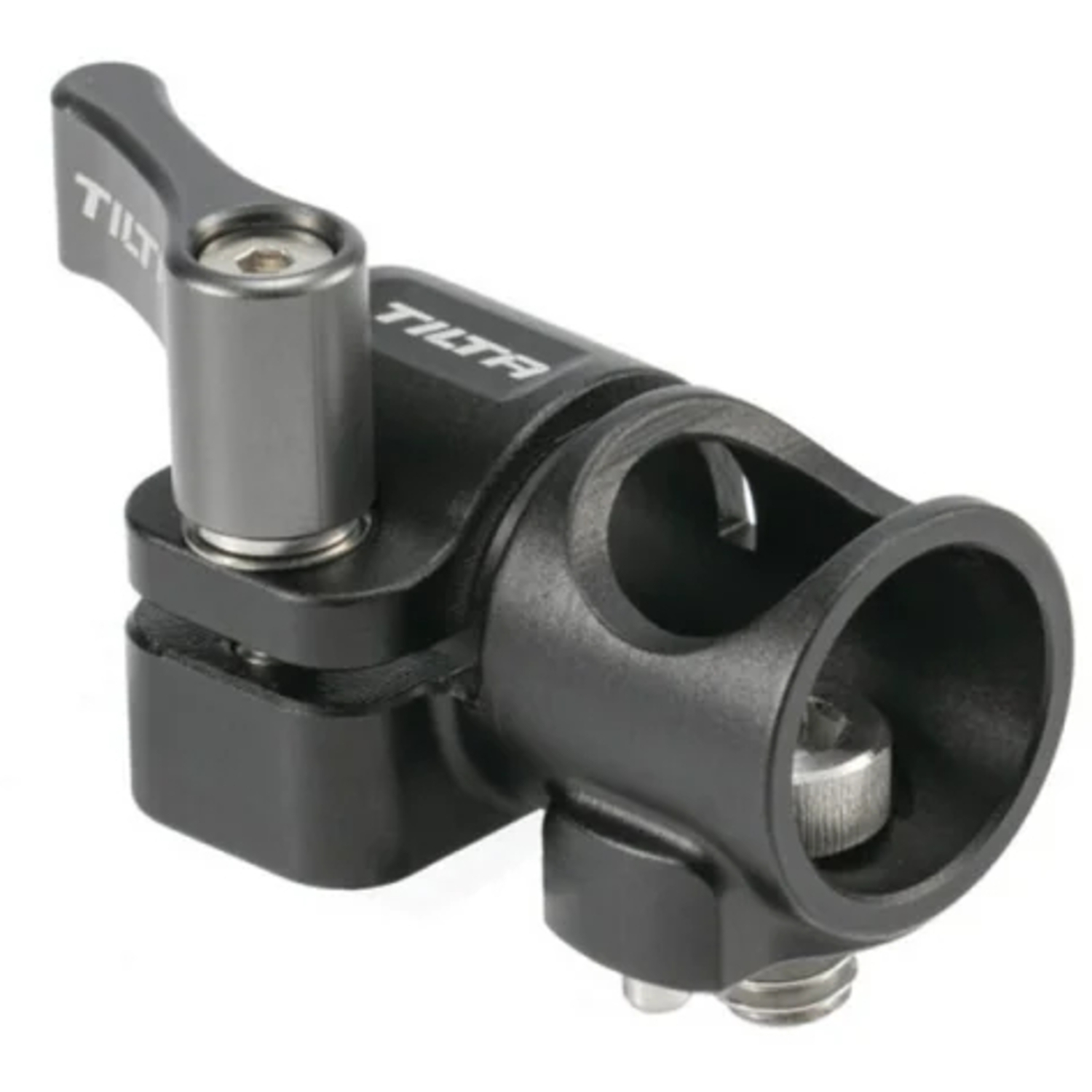 Tilta 15mm Rohrklemme auf 1/4"-20 Adapter seitlich montiert