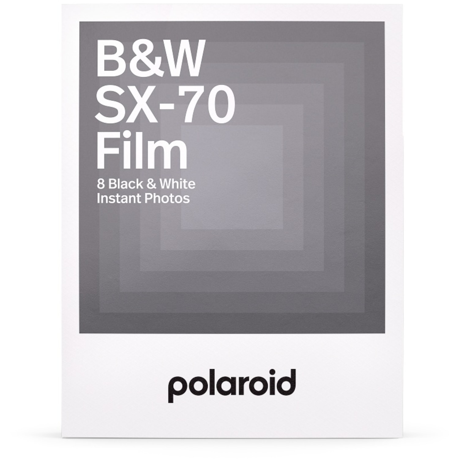 Polaroid Sofortbildfilm SX-70 B&W Film 8x, 8