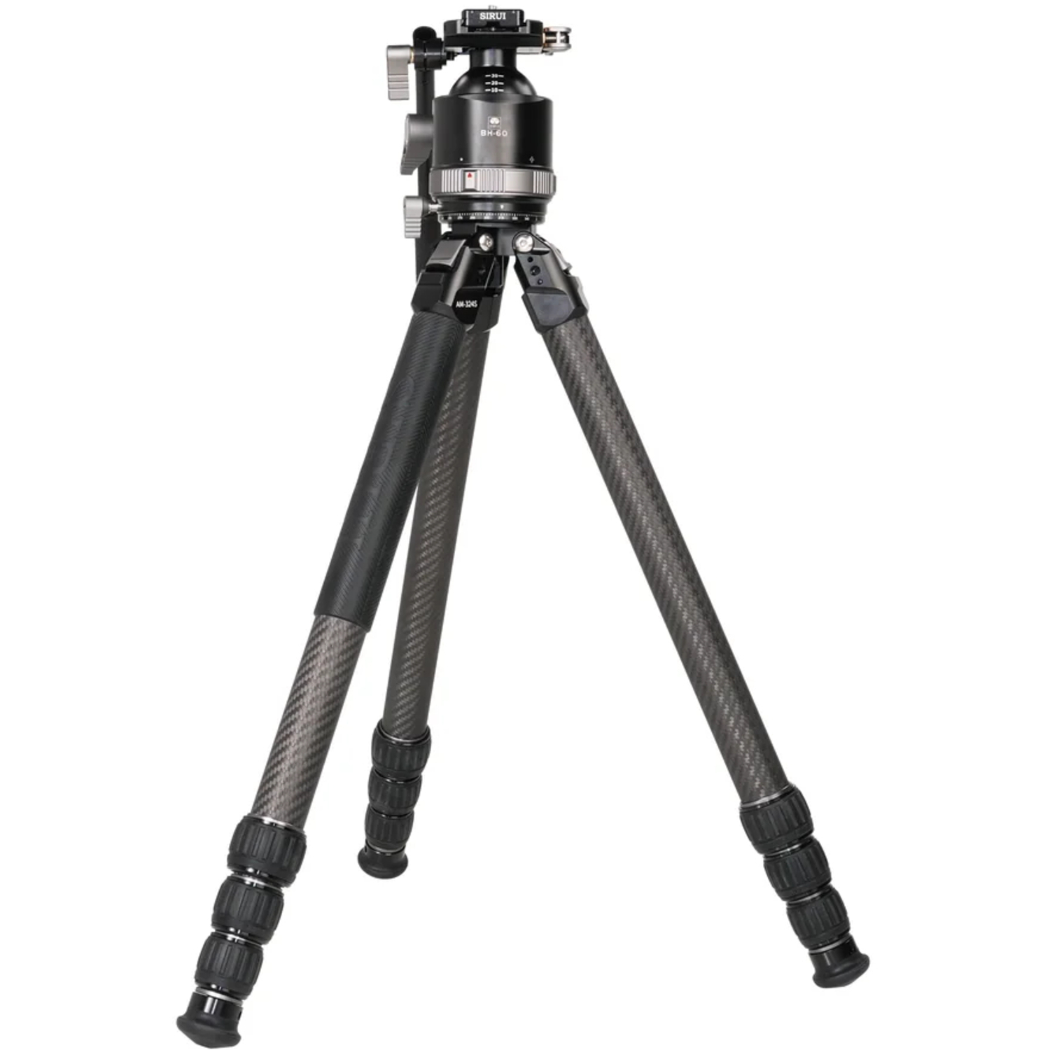 Sirui Stativ AM-324S Carbon mit 2-in-1 Kugel- und Fluidkopf BH-60