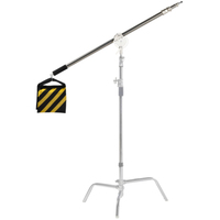 GlareOne Boom Arm universell mit Baby Pin Buchse 3/8" 120-240cm