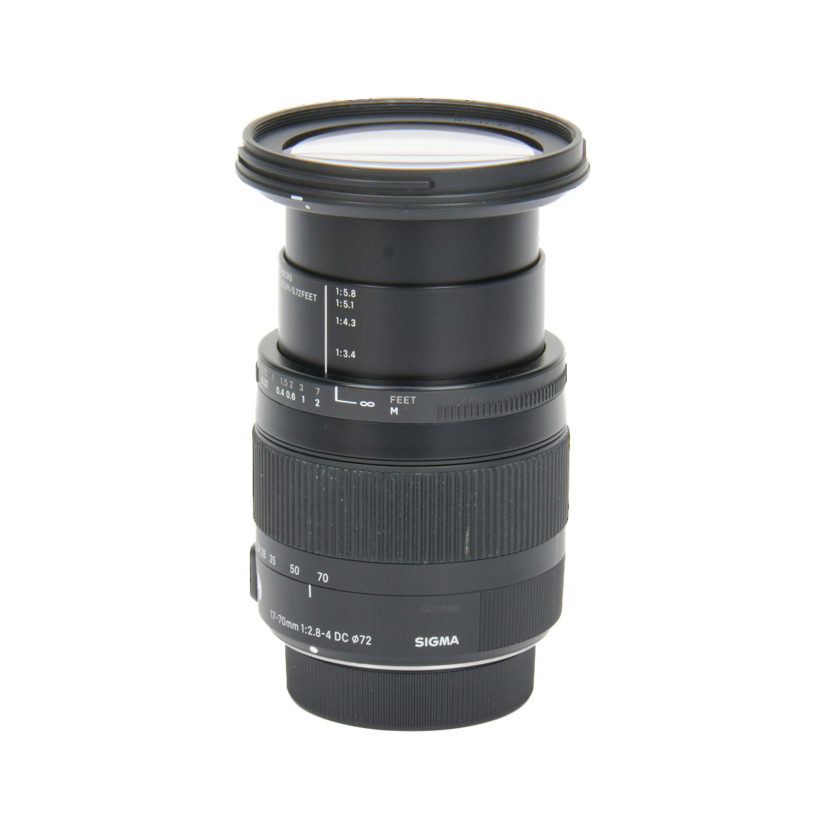 Sigma 17-70/2,8-4,0 DC Makro OS HSM Nikon gebraucht
