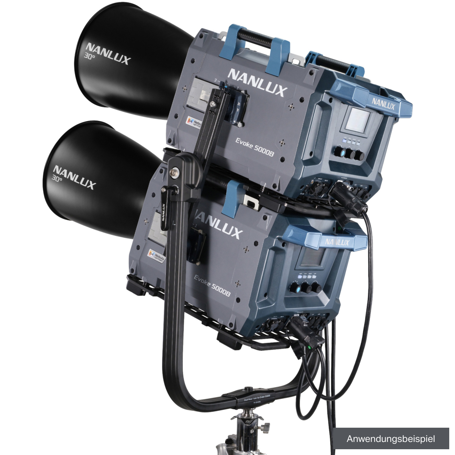 Nanlux Dual-Montagebügel YK-DH-EVL für Studio-Scheinwerfer Evoke 5000B