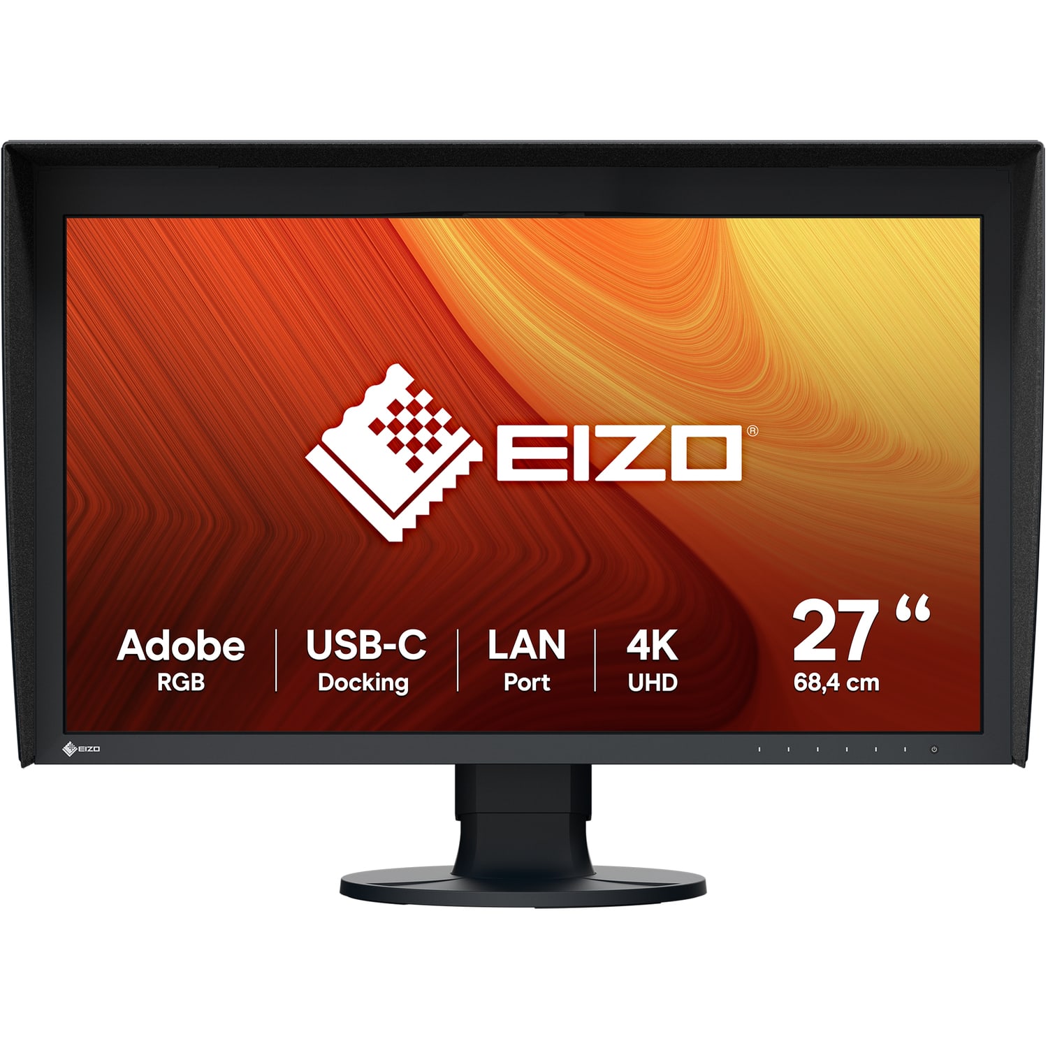 EIZO ColorEdge CG2700X Computerbildschirm 68,6 cm (27") 3840 x 2160 Pixel 4K Ultra HD LCD Schwarz
