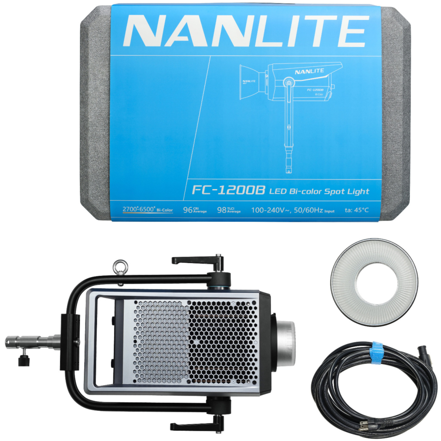 Nanlite Studio-Scheinwerfer FC-1200B Bi-Color