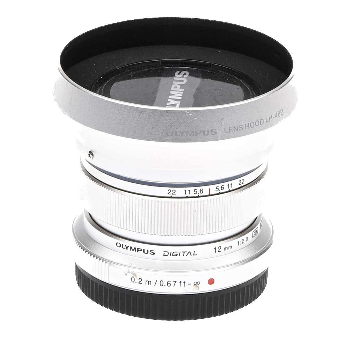 OM System M.Zuiko Digital ED 12mm F2 silber gebraucht