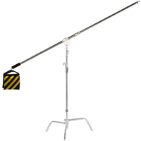 GlareOne Boom Arm universell mit Baby Pin Buchse 3/8" 120-240cm