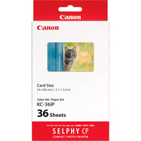 Canon Printkit Scheck-Kartengröße 36 Fotos für SELPHY CP Serie