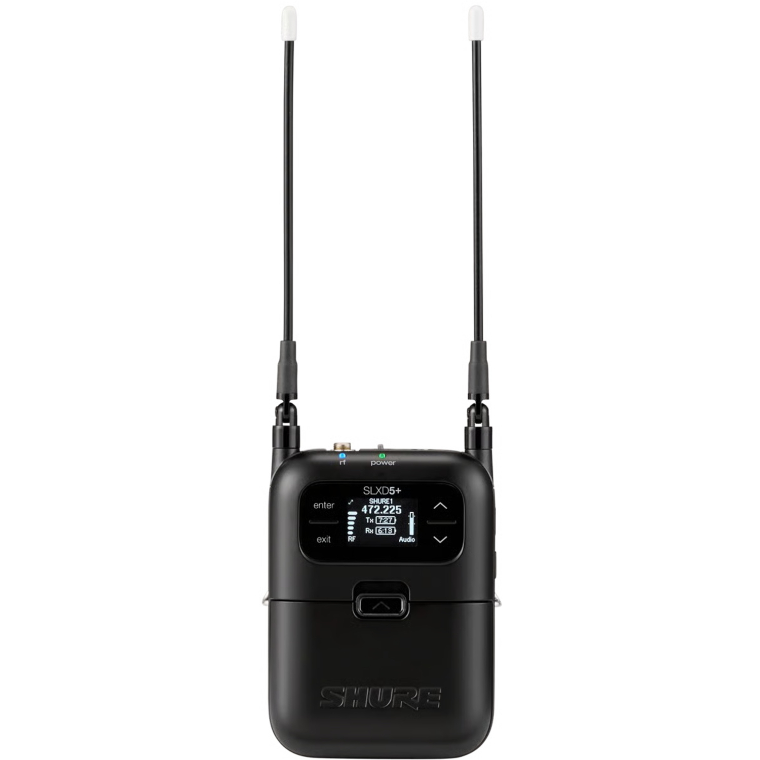 Shure Mobiles digitales Drahtlossystem SLXD35+ mit SLXD3+ Aufstecksender 
