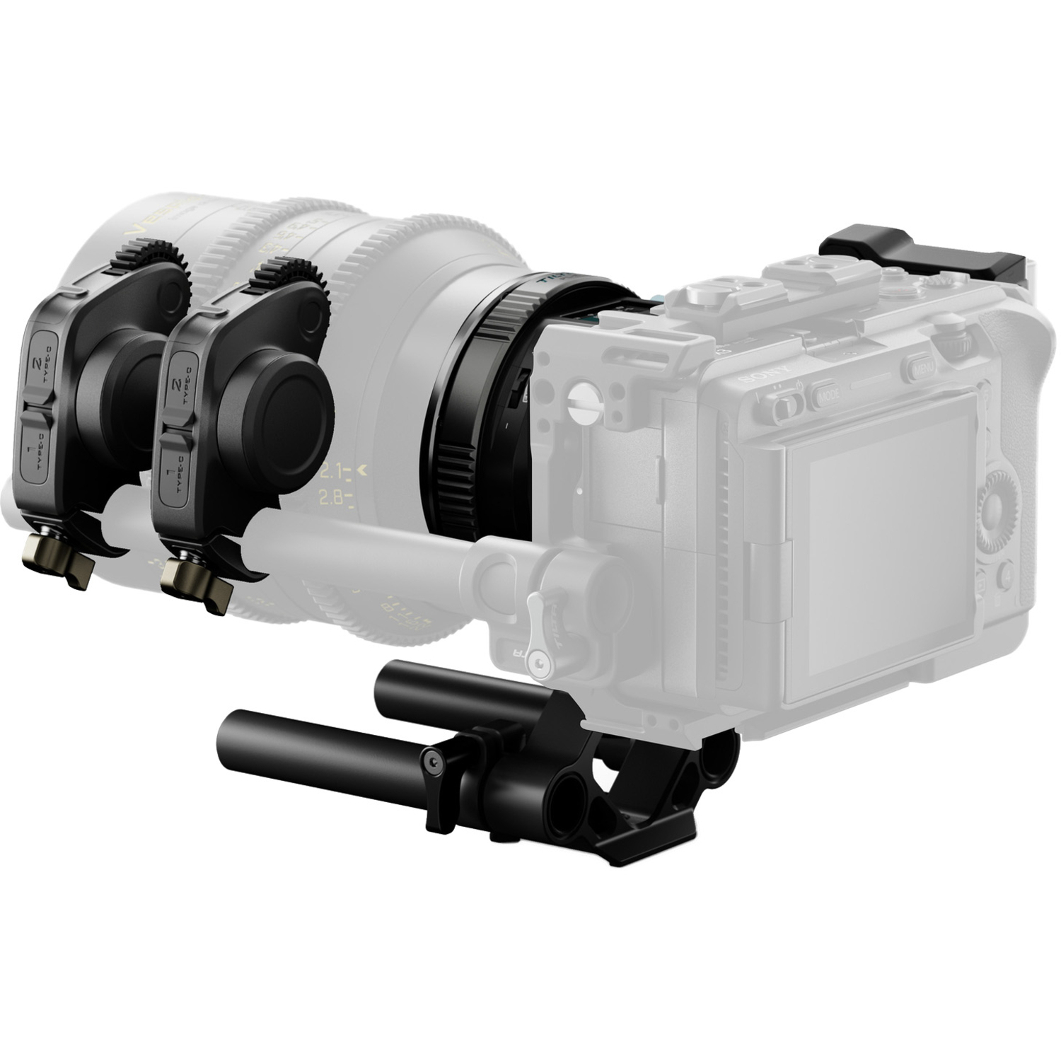 Tilta Autofokusadapter Nucleus Dual Nano II Motor für E-Mount Kameras und PL-Mount Objektiven