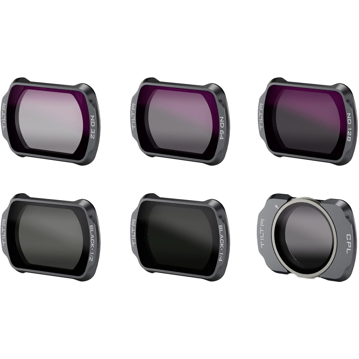 Tilta Filter Kit Ultimate ND-Filter, Polfilter und Black Mist Filter für DJI Osmo Pocket 3 und 4