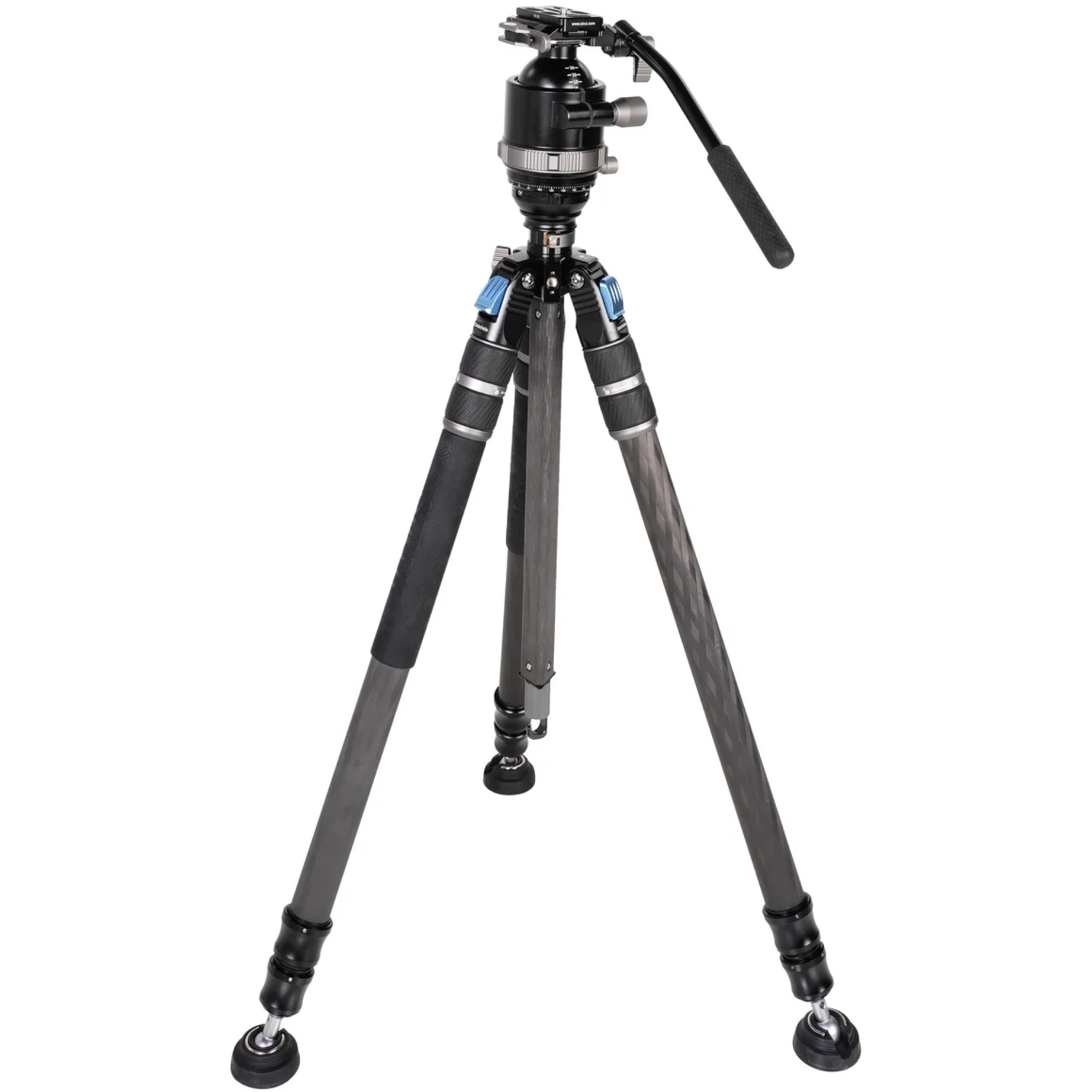 Sirui Stativ SVS60 Carbon mit 2-in-1 Kugel- und Fluidkopf BH-60