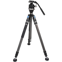 Sirui Stativ SVS60 Carbon mit 2-in-1 Kugel- und Fluidkopf BH-60