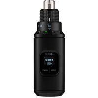 Shure Mobiles digitales Drahtlossystem SLXD35+ mit SLXD3+ Aufstecksender 