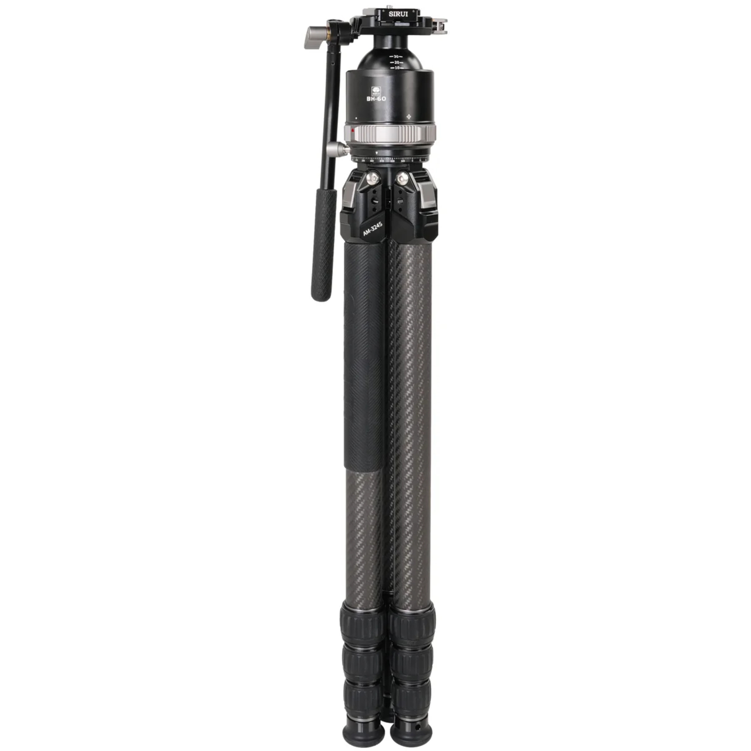 Sirui Stativ AM-324S Carbon mit 2-in-1 Kugel- und Fluidkopf BH-60