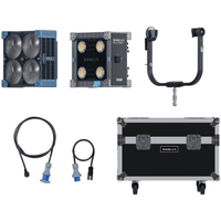 Nanlux 4-fach-Studio-Scheinwerfer Matrix 2500B Bi-Color mit Flight Case