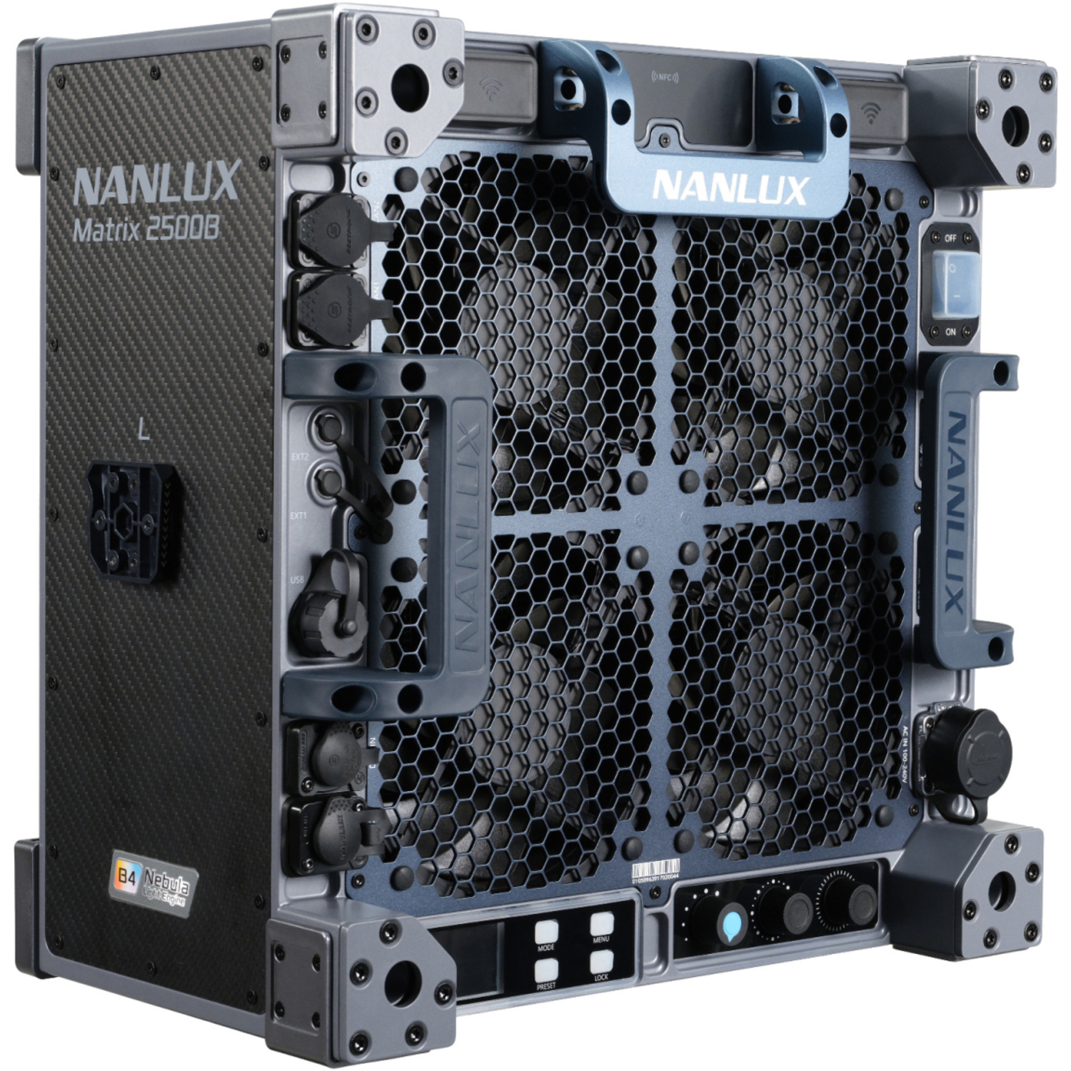 Nanlux 4-fach-Studio-Scheinwerfer Matrix 2500B Bi-Color